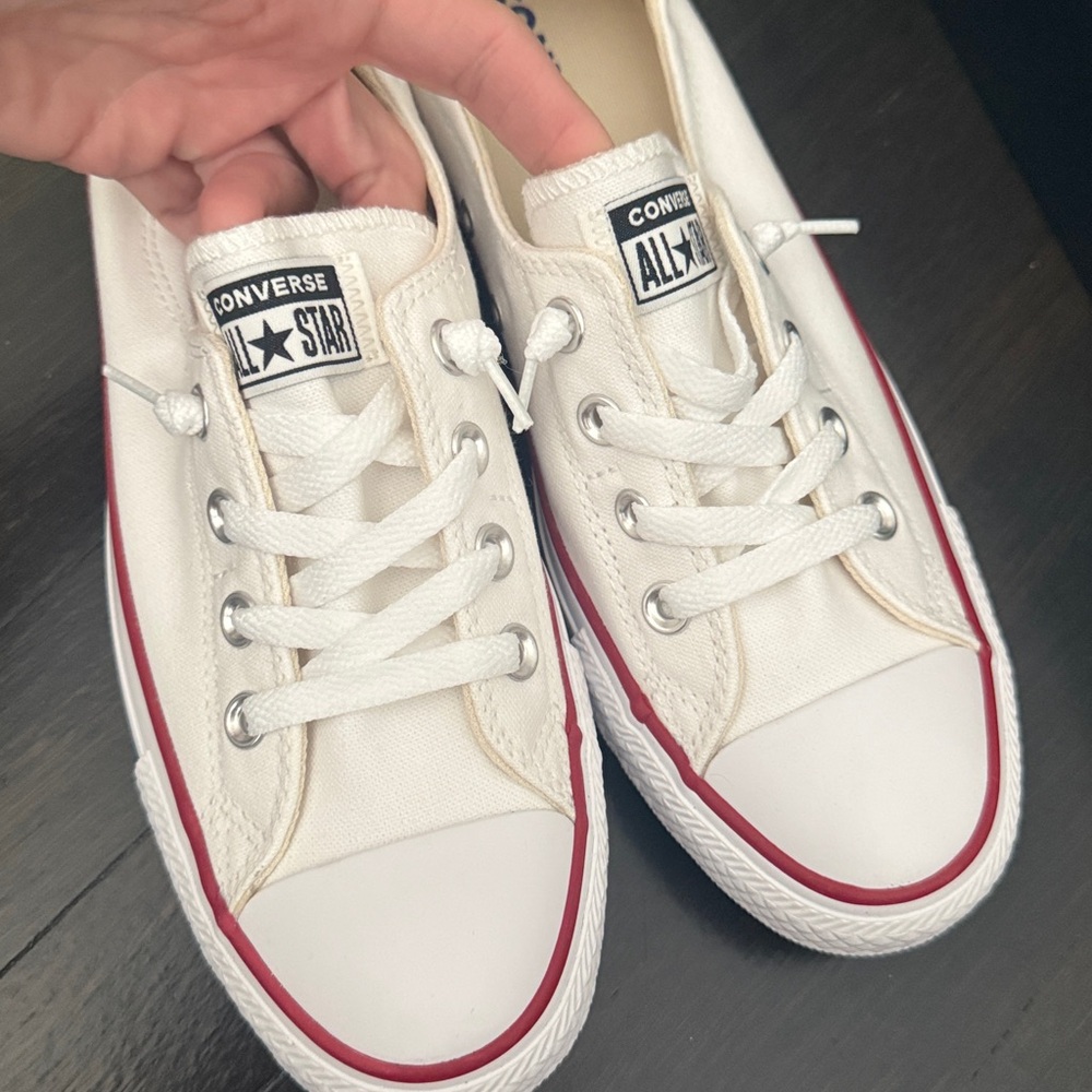 Converse White slip on Low-Top Sneakers - Picture 2 of 7